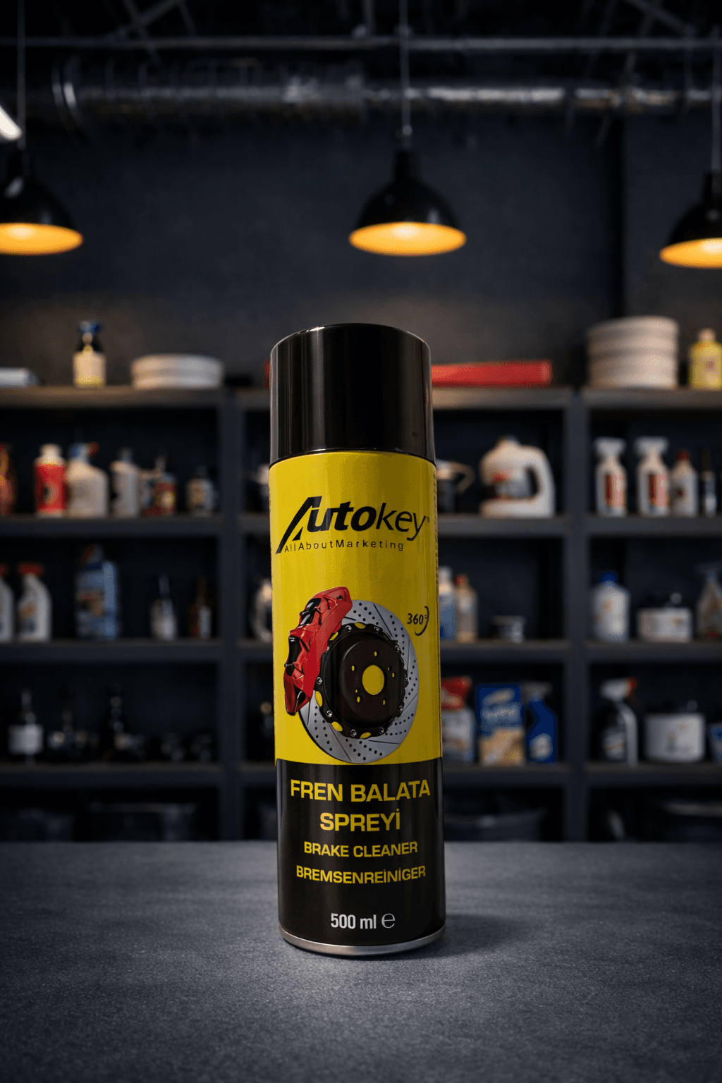 Fren Balata Temizleyici Sprey 500 ml – Güçlü Yağ ve Kir Çözücü Brake Cleaner-1