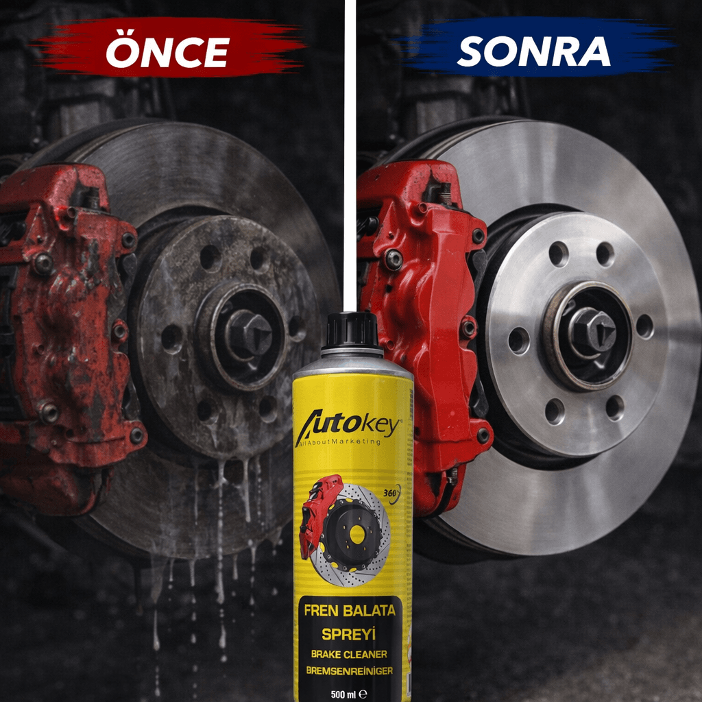 Fren Balata Temizleyici Sprey 500 ml – Güçlü Yağ ve Kir Çözücü Brake Cleaner-3