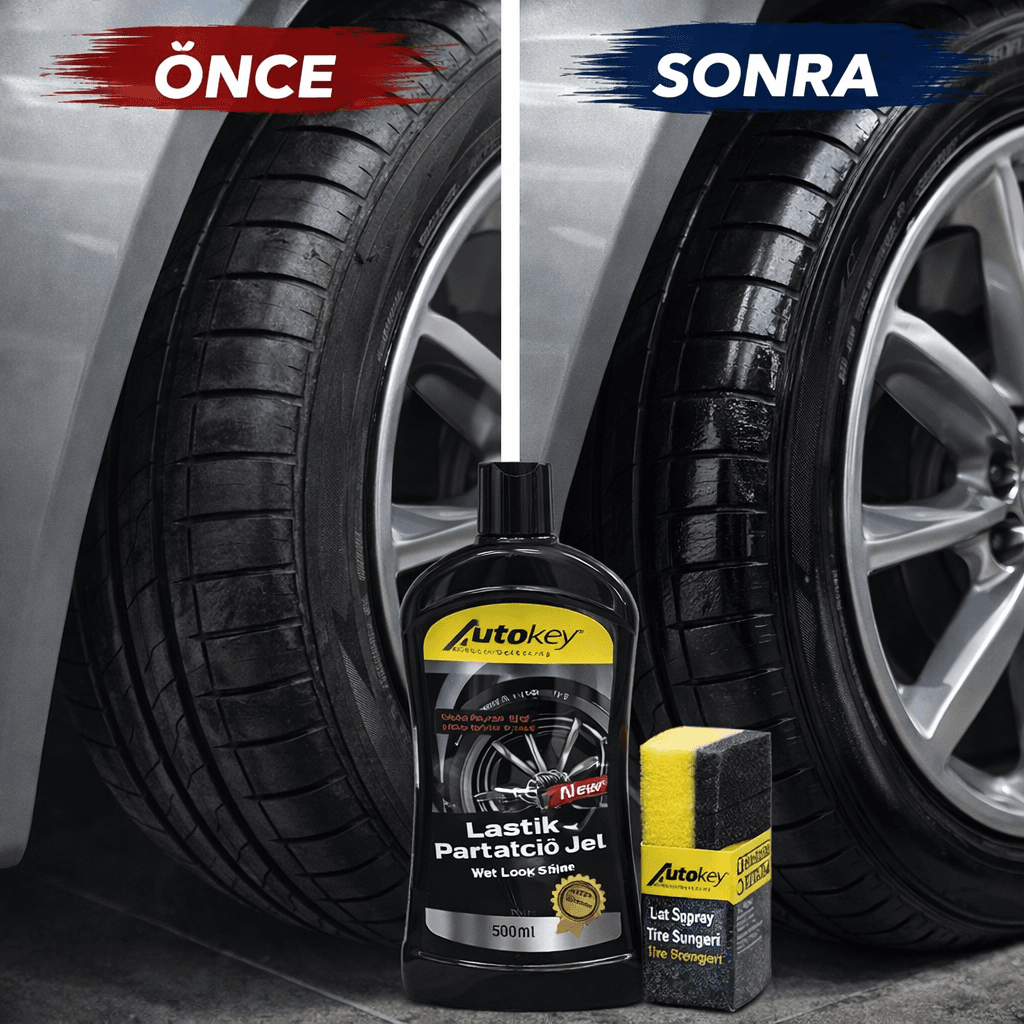 Lastik Parlatıcı Jel 500 ml + Uygulama Süngeri – Kalıcı Parlaklık ve Koruma-3