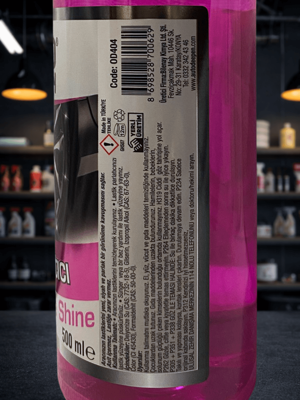 Lastik Parlatıcı 500 ml – Tire Shine Sprey Lastik Parlatma ve Bakım Ürünü-2