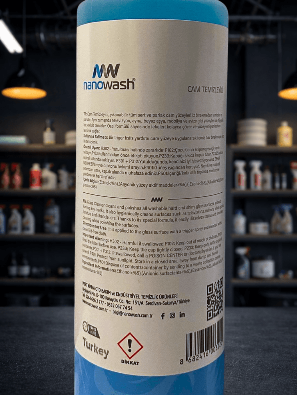 Cam Temizleyici 500 ml – İz Bırakmayan Oto Cam Temizleme Spreyi | Buğu ve Kir Çözücü-2