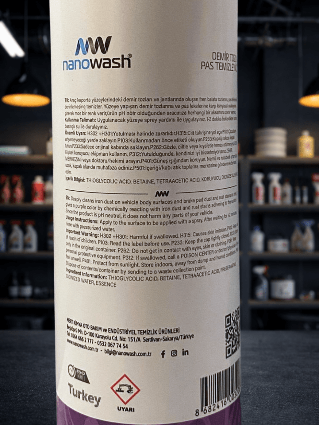 Demir Tozu Temizleyici 500 ml – Jant ve Boya Yüzeyi İçin Güçlü Pas Sökücü-2