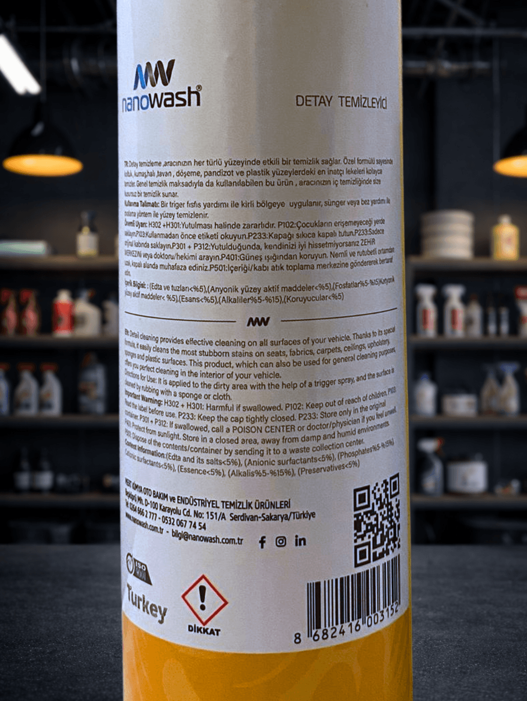 Detay Temizleyici 500 ml – Araç İçi Genel Yüzey ve Torpido Temizleme Spreyi-2