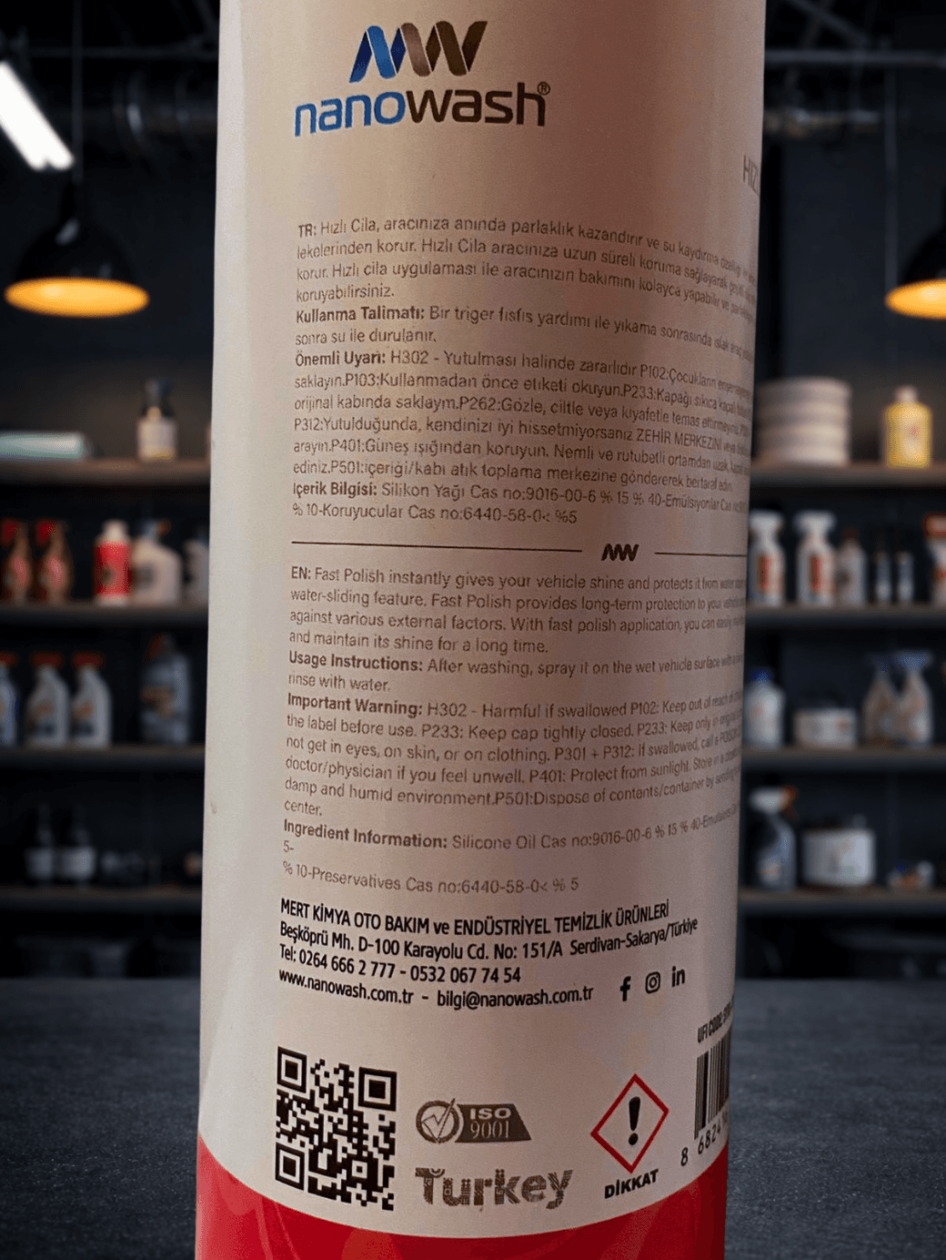 Seramik Etkili Hızlı Cila 500 ml – Yüksek Parlaklık & Su İtici Oto Sprey-2