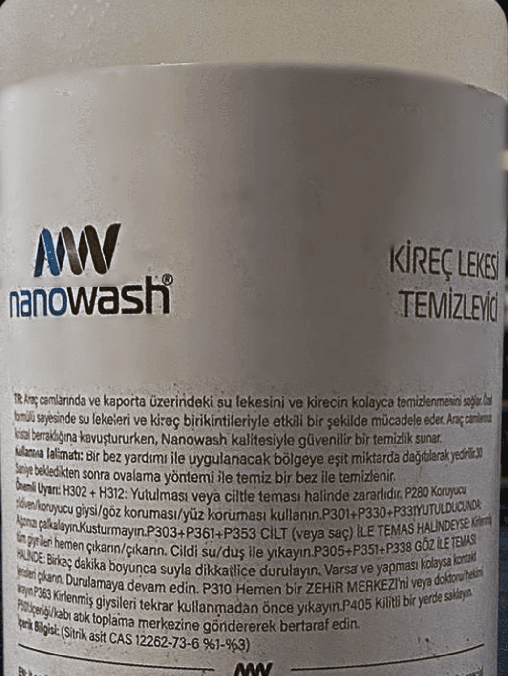 Kireç Lekesi Temizleyici 500 ml – Cam ve Boya Üzerindeki Su Lekesi Giderici-2