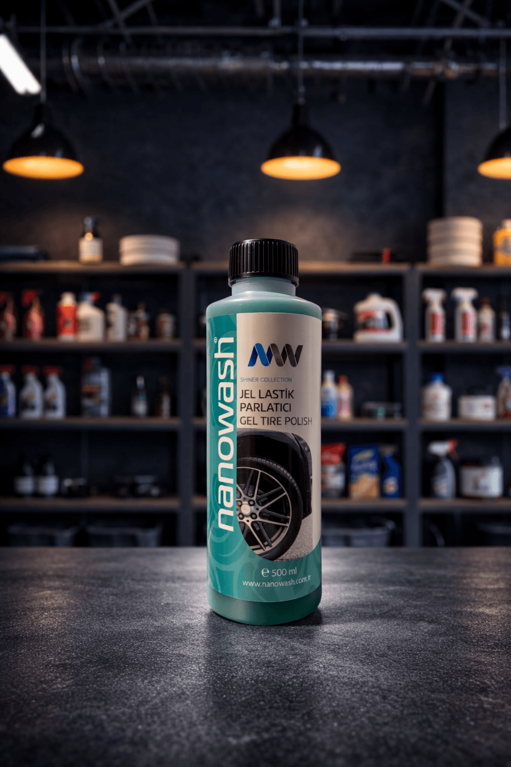 Jel Lastik Parlatıcı 500 ml – Yoğun ve Kalıcı Siyahlatıcı Gel Tire Polish-1