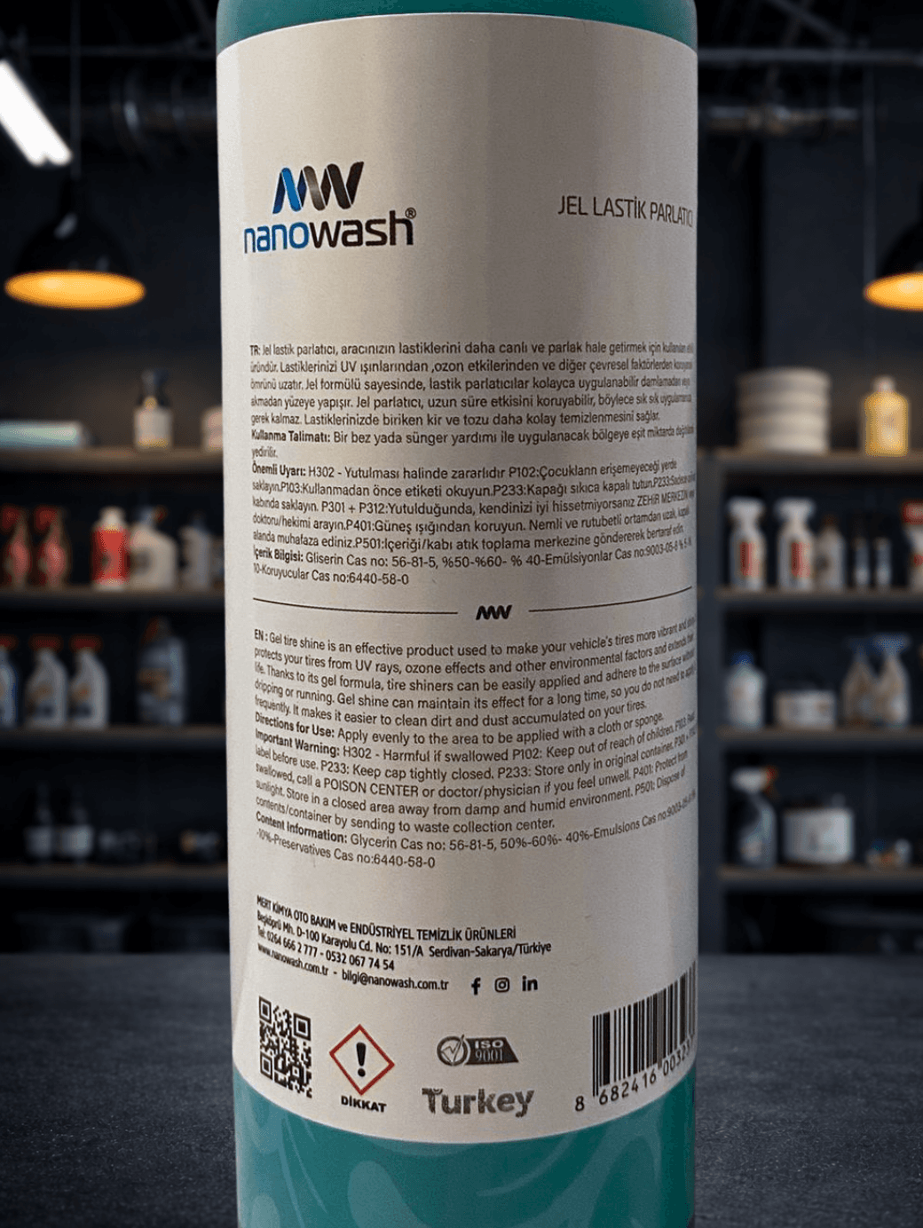 Jel Lastik Parlatıcı 500 ml – Yoğun ve Kalıcı Siyahlatıcı Gel Tire Polish-2