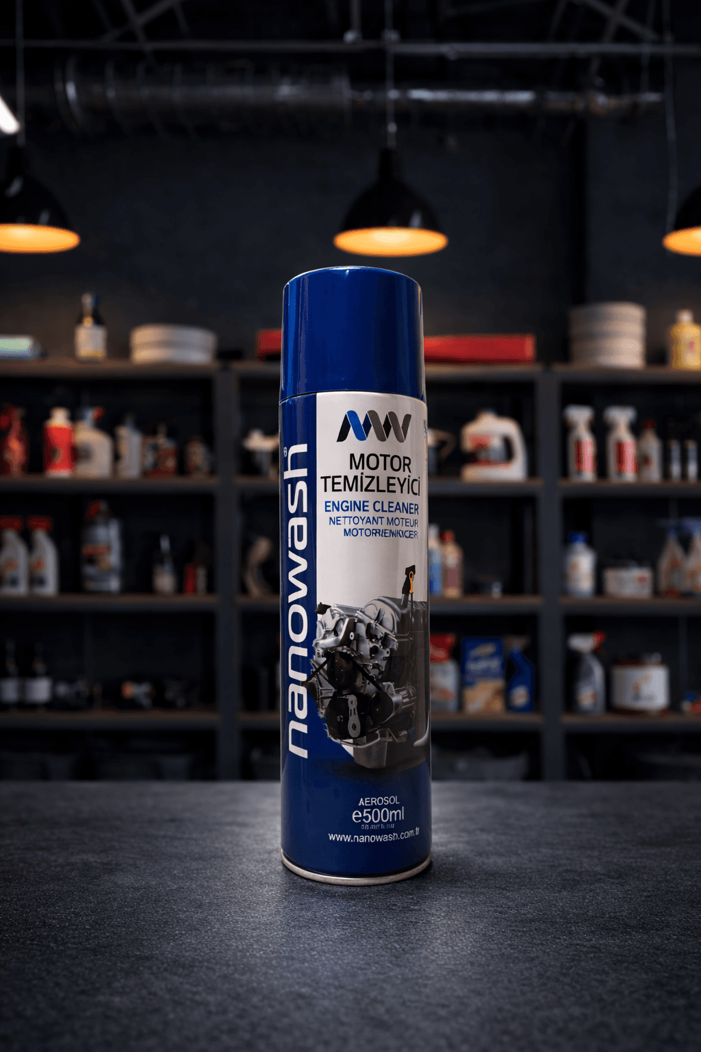 Aerosol Motor Temizleyici 500 ml – Yağ ve Kir Çözücü-1