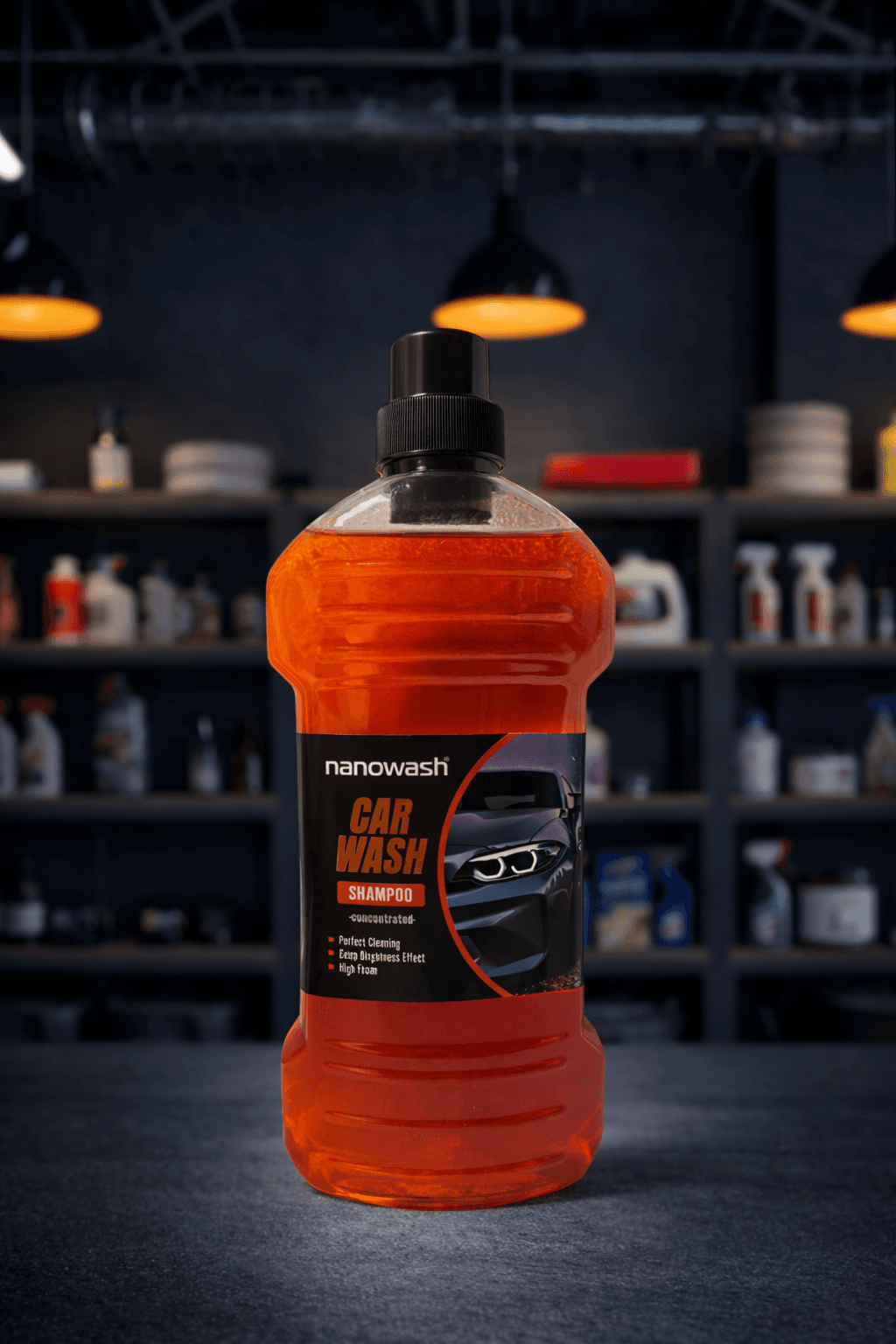 Konsantre Oto Şampuanı 1 Litre – Yüksek Köpük ve Derin Temizlik-1