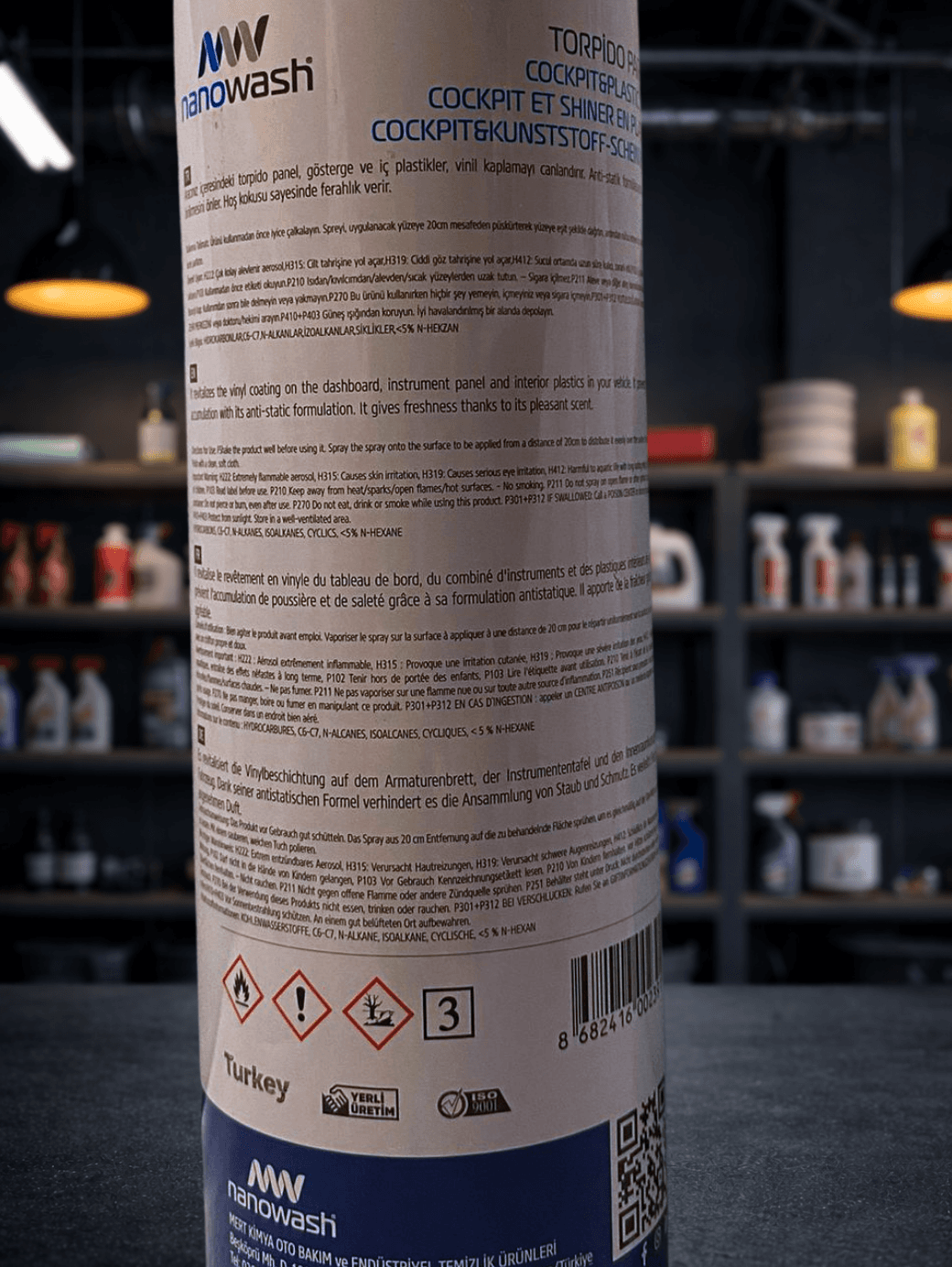 Aerosol Torpido Parlatıcı 500 ml – Plastik Yenileyici ve Parlatıcı-2