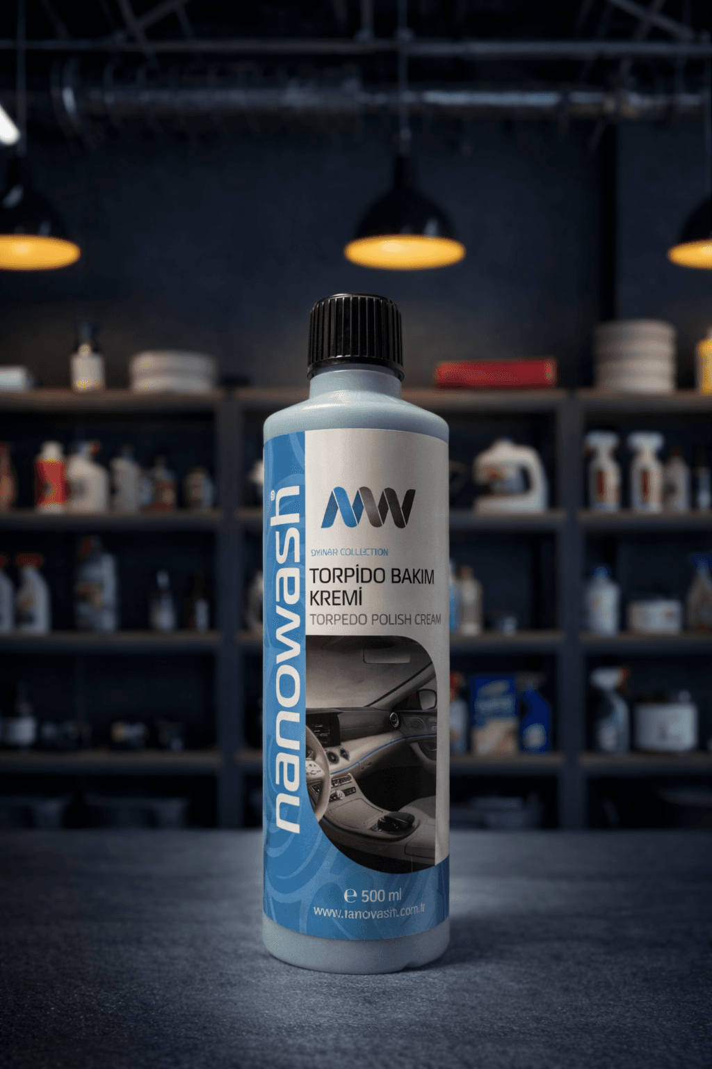 Torpido Bakım Kremi 500 ml – Araç İçi Plastik ve Konsol Besleyici Parlatıcı-1