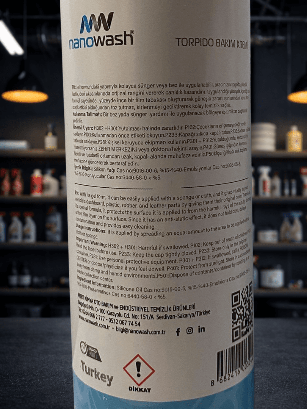 Torpido Bakım Kremi 500 ml – Araç İçi Plastik ve Konsol Besleyici Parlatıcı-2