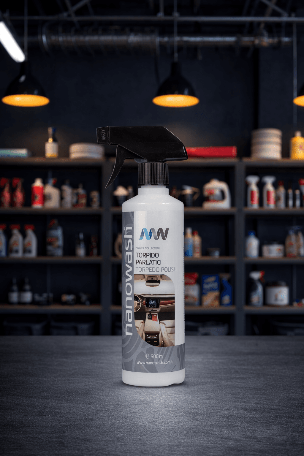 Torpido Parlatıcı 500 ml – Araç İçi Plastik ve Dashboard Parlatıcı Sprey-1